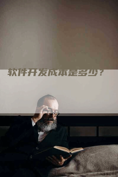 软件开发成本是多少？