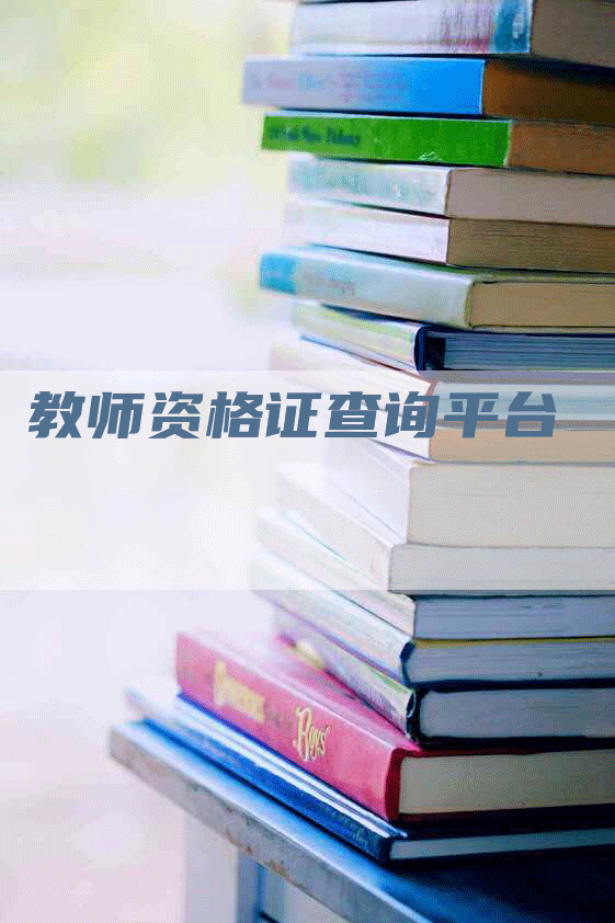 教师资格证查询平台